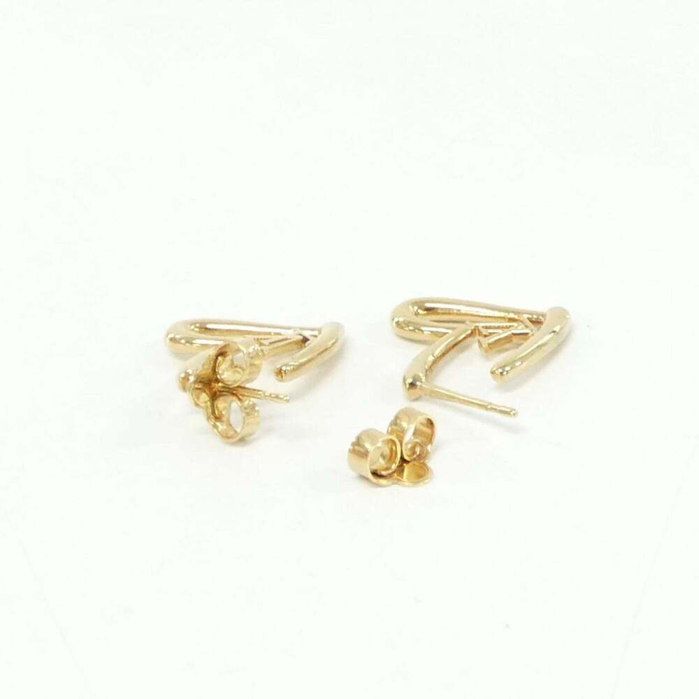 LOUIS VUITTON Gold Love Earrings - Picture 3 of 3